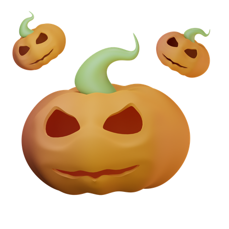 Citrouilles  3D Icon