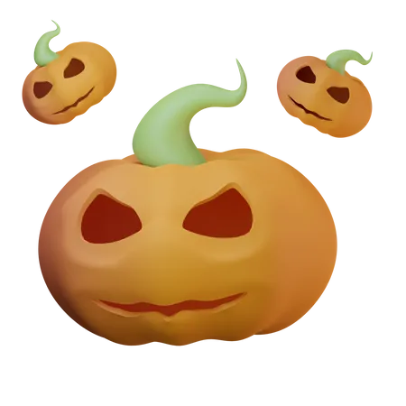 Citrouilles  3D Icon