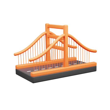 City Bridge  3D Icon