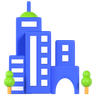 3d city building illustration