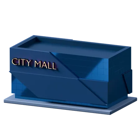 City Mall  3D Illustration
