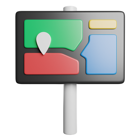 City Map  3D Icon