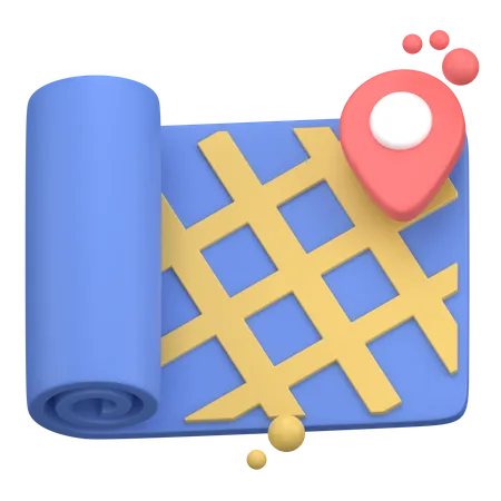 City map  3D Icon