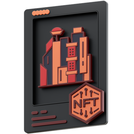 City NFT  3D Icon