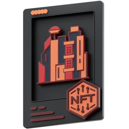 City NFT  3D Icon