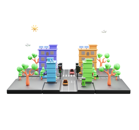 City Signal  3D Icon