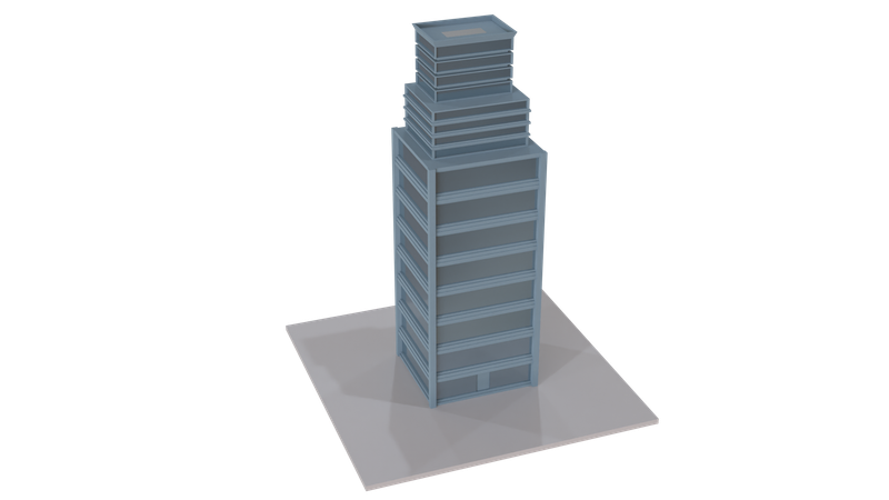 City Tower Building  3D Icon