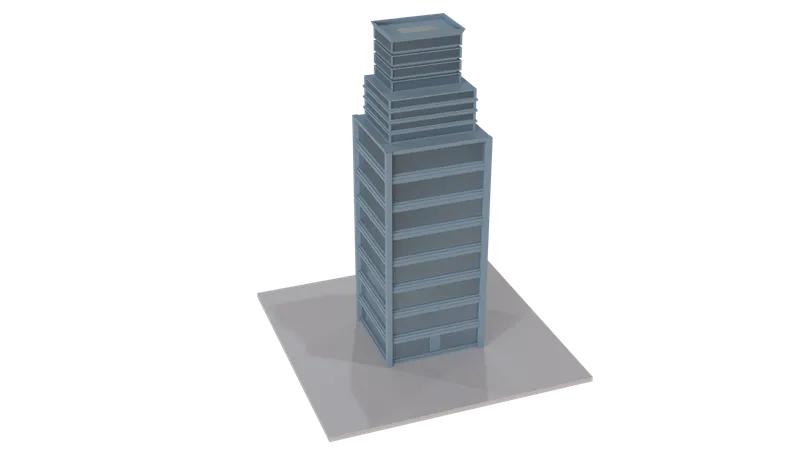 City Tower Building  3D Icon