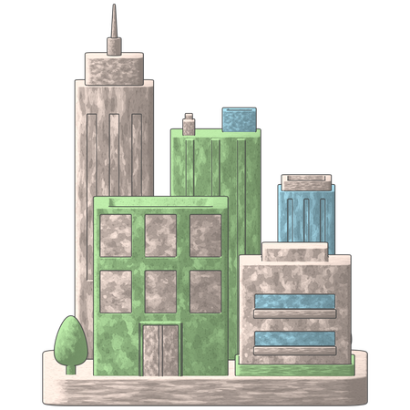都市景観  3D Icon
