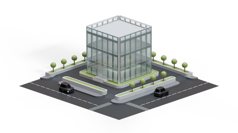 Cityscape Building 3D Illustration