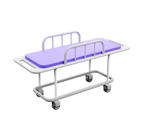 Civière d'hôpital  3D Icon