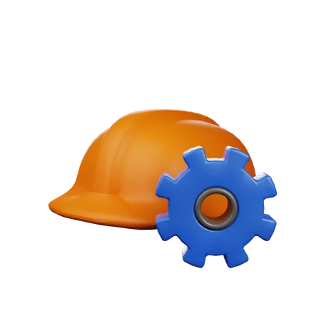 3 D Illustration Icon Of Maintenance And Under Construction Icon For Your Loading Icon Or Suitablefor Your Web Image When Your Web Is Maintenance Or Etc 3D Icon