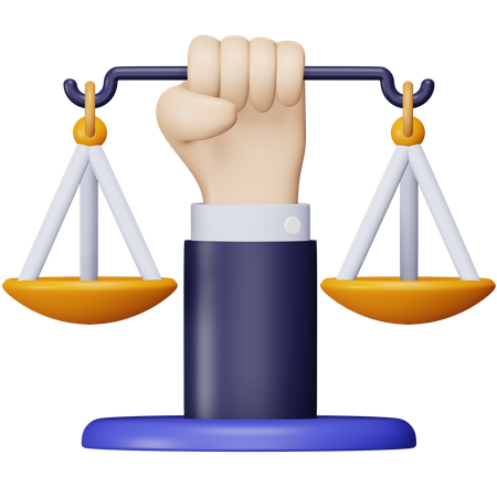 Civil Rights 3D Icon