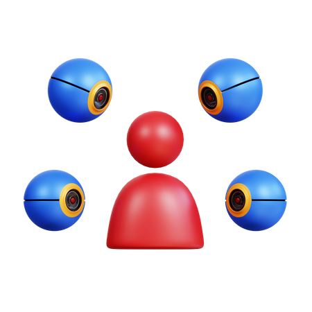 Civil Surveillance  3D Icon