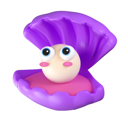 Clam  3D Icon