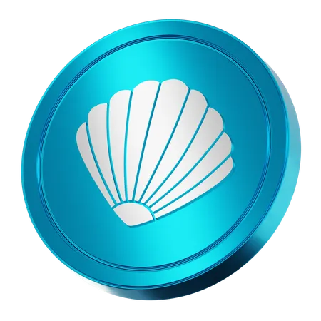 Clam Coin  3D Icon
