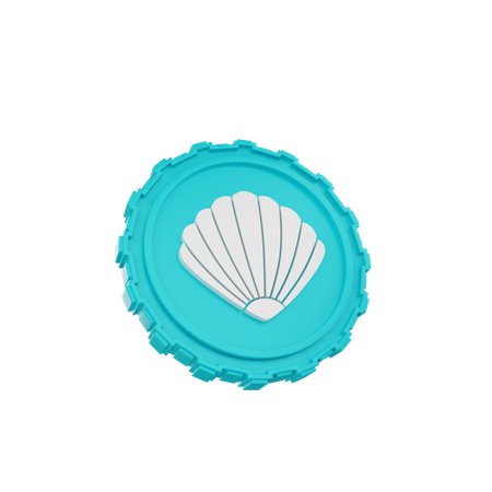 Clam Coin  3D Icon