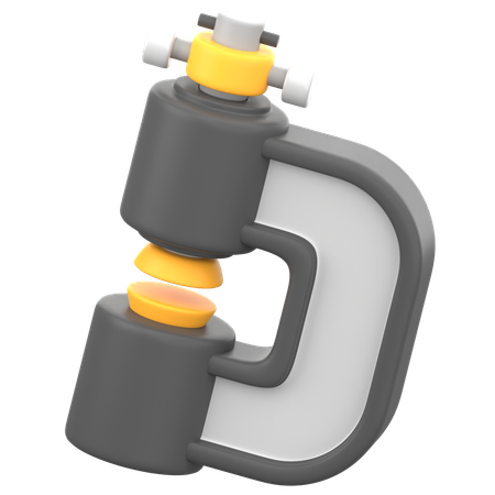 Clamp Machine  3D Icon