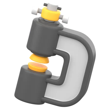 Clamp Machine  3D Icon