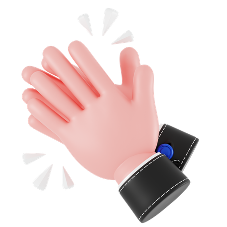 Clap Hand Gesture  3D Icon