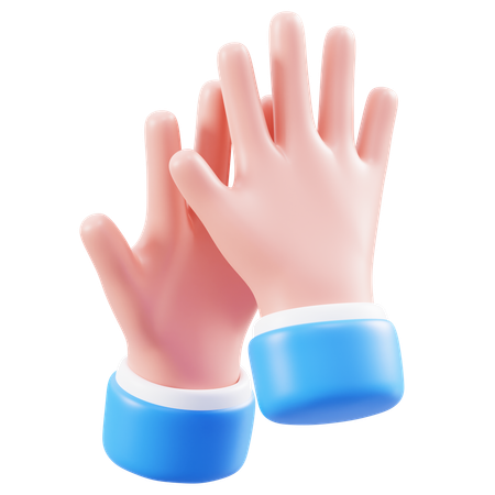 Clap Hand Gesture  3D Icon