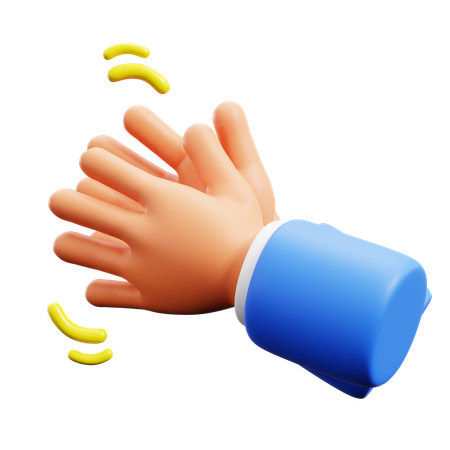 Clap Hand Gestures  3D Icon