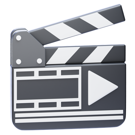 클래퍼 보드  3D Icon