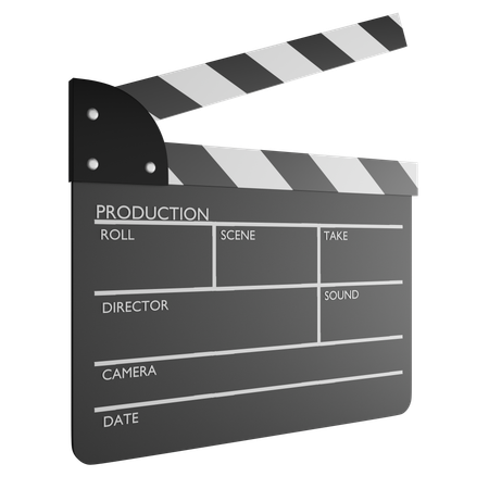 Clapper Board  3D Icon