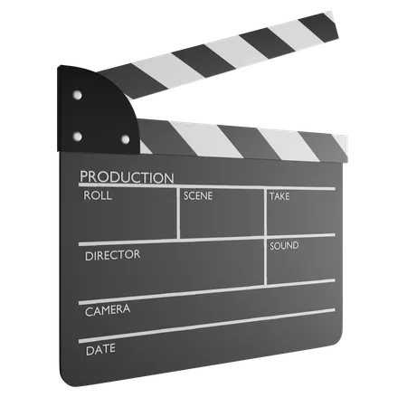 Clapper Board  3D Icon