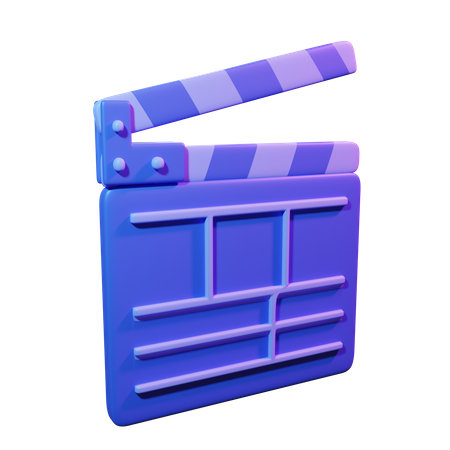 Clapper Board  3D Icon