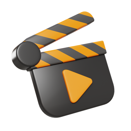 Clapper Board  3D Icon