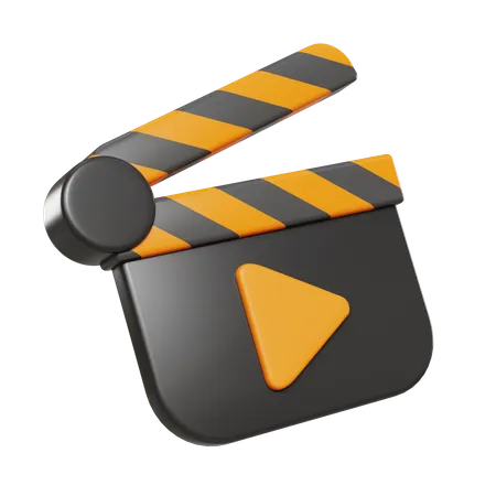 Clapper Board  3D Icon