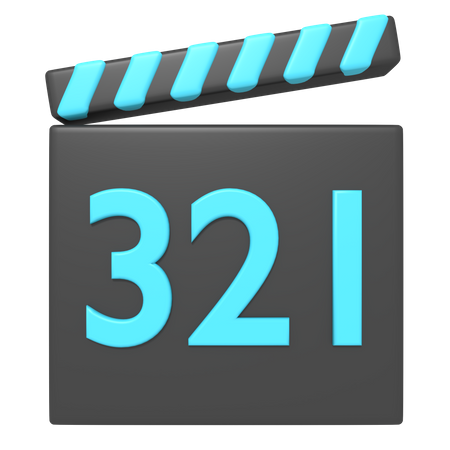 Clapper Board  3D Icon