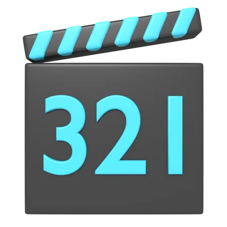 Clapper Board  3D Icon