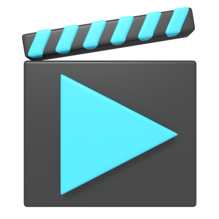 Clapper Board  3D Icon