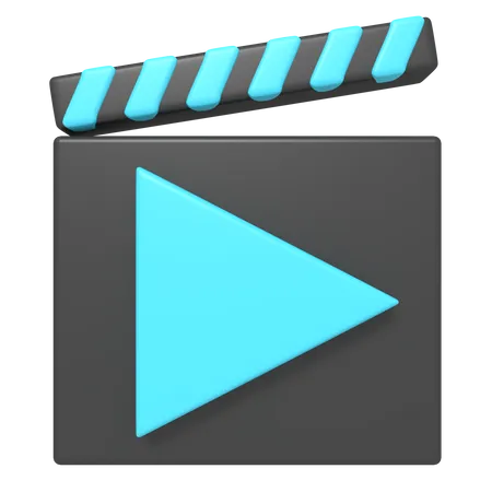 Clapper Board  3D Icon