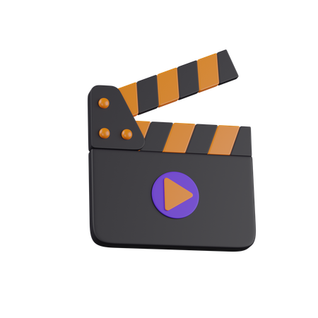 Clapper board  3D Icon