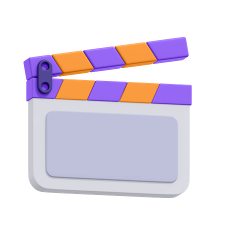 Clapper Board  3D Icon