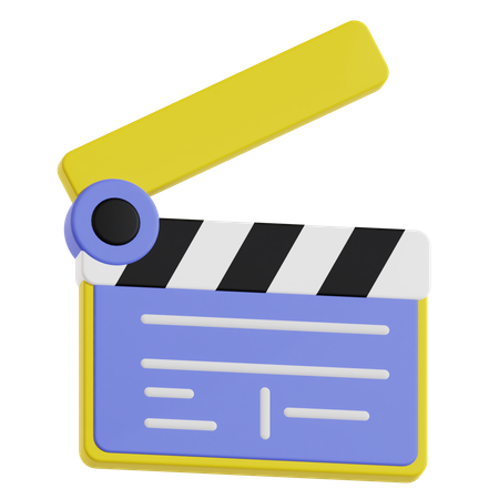 Clapper Board  3D Icon