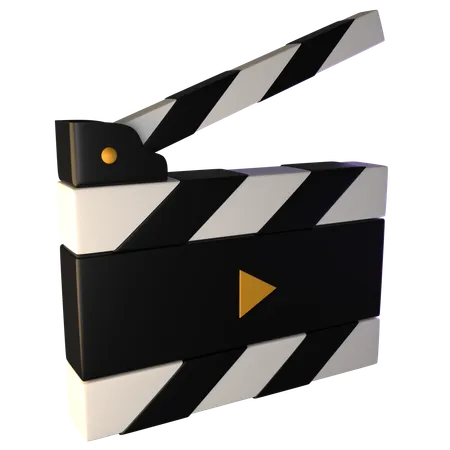 Clapper Board  3D Icon