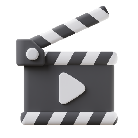 Clapper Board  3D Icon