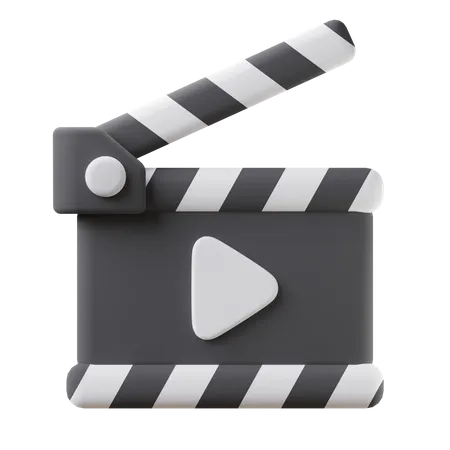 Clapper Board  3D Icon