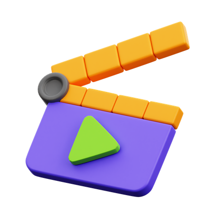 Clapper Board  3D Icon