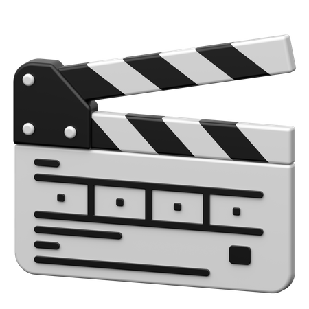 Clapper Board  3D Icon