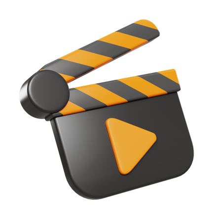 Clapper Board  3D Icon
