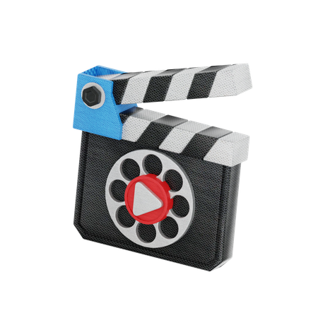 Clapper Box  3D Icon