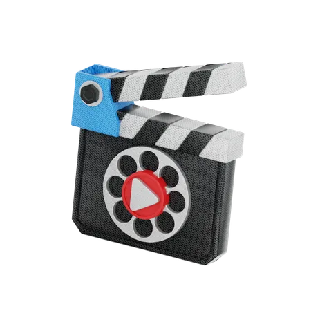 Clapper Box  3D Icon