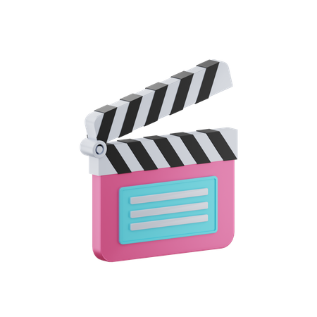 Clapper Box  3D Icon