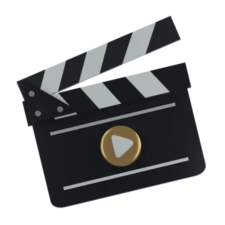 Clapper Box  3D Icon