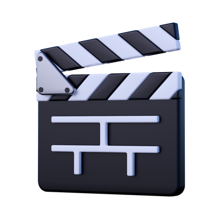 Clapper Box  3D Icon